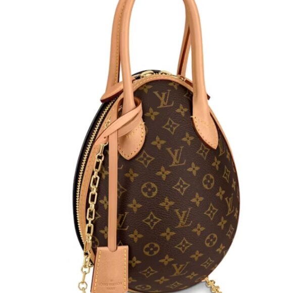 Louis Vuitton Monogram Canvas and Leather LV Egg Bag - Picture 2 of 14